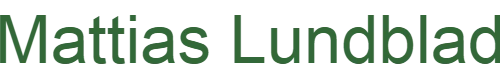 Mattias Lundblad Logotyp